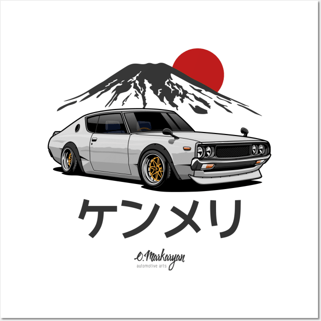 Skyline 2000 GT-R Wall Art by Markaryan